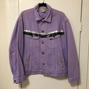 Purple Denim Jacket